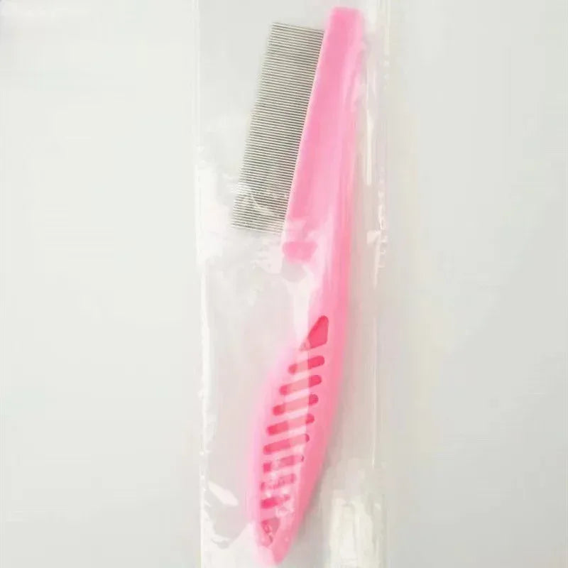 1/2pc Pet Hair Shedding Comb Stainless Steel Flea Comb for Cat Dog Pet Comfort Flea Hair Grooming Comb Dog Brush Grooming Tools - Urbizia