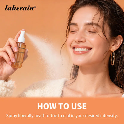 1/2 Pcs Vanilla Rose Fragrance Spray Hair & Body Fragrance Mist Fresh Long Lasting Fragrance Perfume Travel Size Freshener Spray