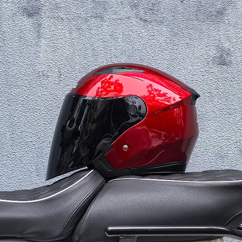 Motorcycle Helmet Male Female Four Seasons capacete para motocicleta cascos para moto Double Lens