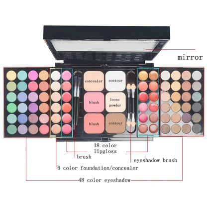 Glitter & Matte Eyeshadow Palette – 40/74/78 Colors