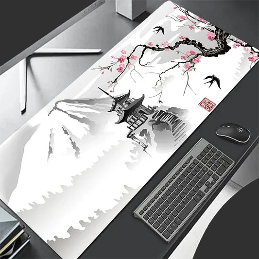 Mouse Pad Gaming Sakura Japanese Cherry Blossom XL Home New HD Mousepad XXL Keyboard Pad Non-Slip Office Carpet Laptop Mice Pad - Urbizia