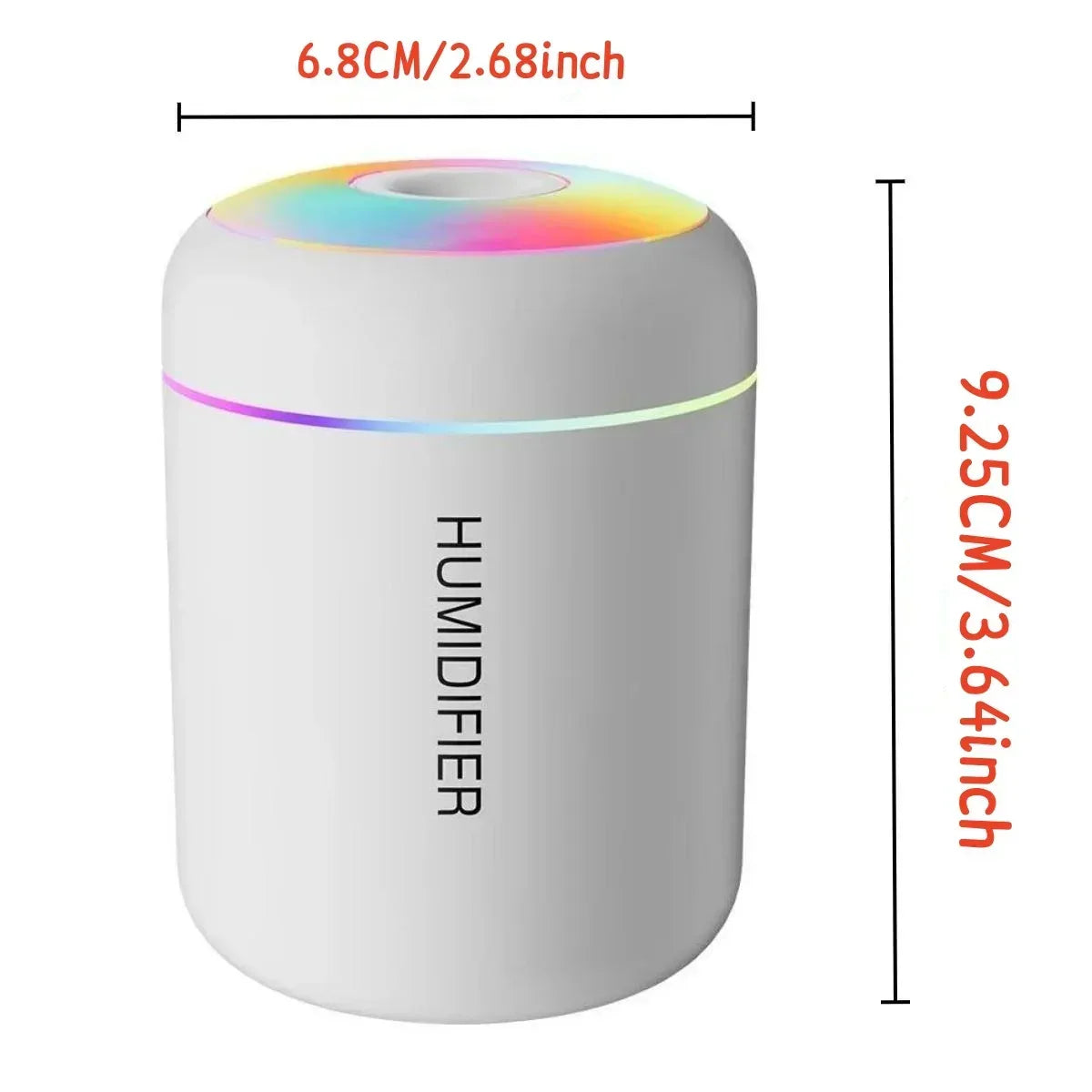 Mini USB Air Humidifier & Aroma Diffuser – 180ml - Urbizia