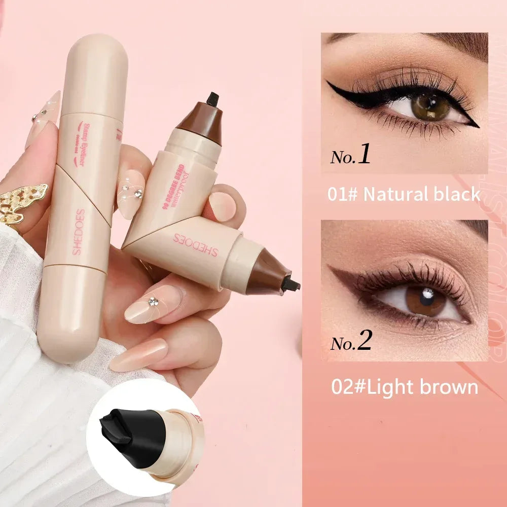 1PC eyeliner pen waterproof, fast drying, durable, smooth and easy to color, creating natural eye makeup - Urbizia