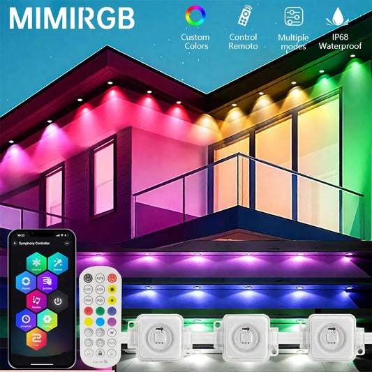 Permanent Outdoor RGB Eaves LED Light Strip