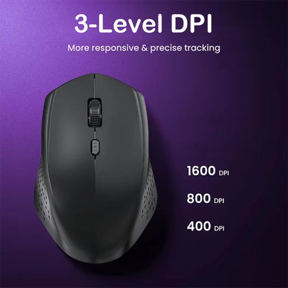 KEBIDUMEI Dual-Mode Bluetooth Mouse 2.4G Wireless Mouse Silent Mouse Rechargeable Gaming Mouse Mice For PC Laptop Windows MacOS