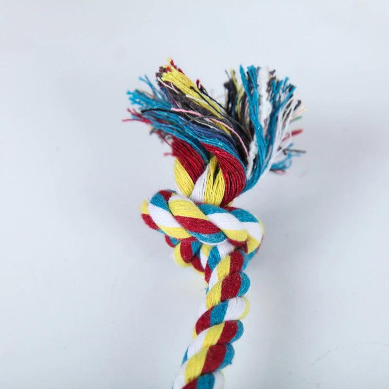 Double Knot Cotton Rope Chew Toy for Dogs and Cats