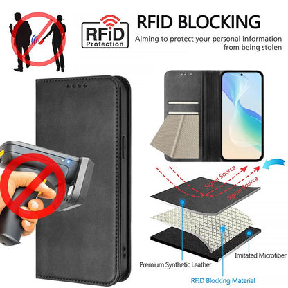 For Xiaomi 17T Pro 5G 2026 Magnetic Leather Wallet RFID Case for Xiaomi 17T Luxury Book Capa Mi 17T 17 T Pro Cover