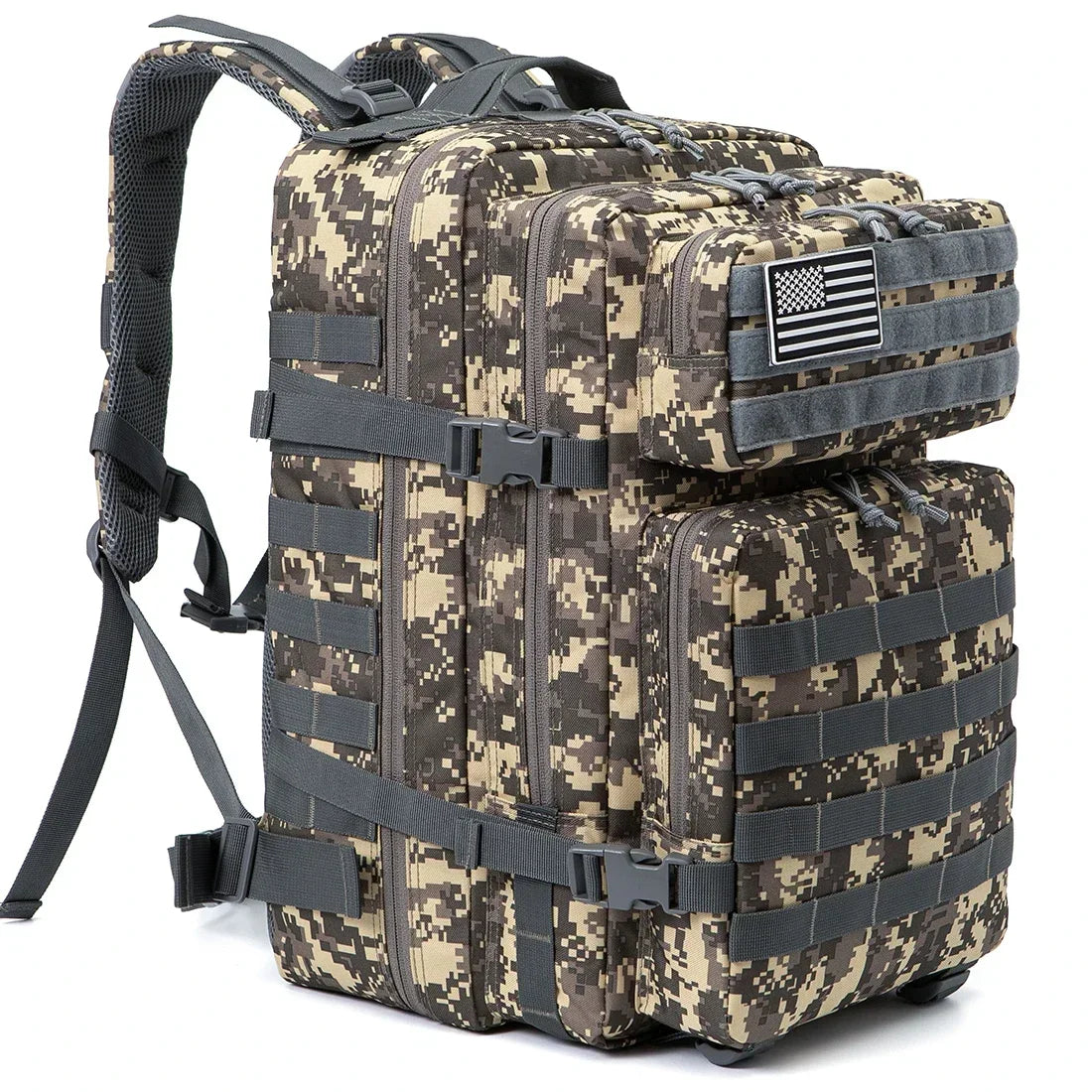 Outdoor Tactical Backpacks 45L Large Capacity Man 3 Days Molle Assault Bags For Outdoor Trekking Camping Backpack