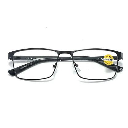 Men Business Reading Glasses Frame for Reader Mens Presbyopia Blue Light Blocking Eyeglasses Classic Hyperopia Spectacles Diopte