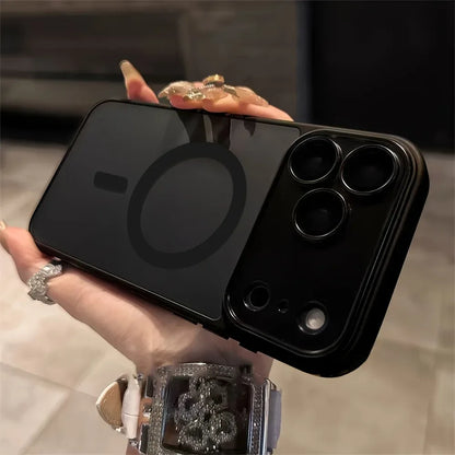Magnetic Luxury Matte Translucent Shockproof Phone Case for IPhone 17 Air 16 15 14 Plus 13 12 11 Pro Max for Magsafe Back Cover