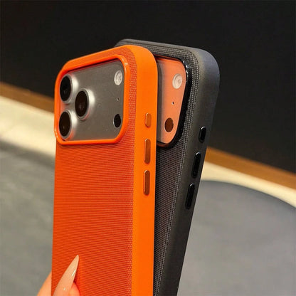 Luxury Tech Woven Fabric Magnetic Phone Case, Shockproof Scratch-Resistant Protective Cover with Magnetic Wireless Charging, Compatible with iPhone 18 Pro Max/17 Pro Max/16/15/14/13/Air