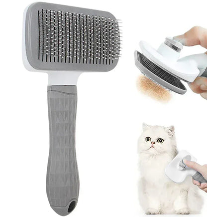 Dog Hair Remover Brush Cat Dog Hair Grooming And Care Comb For Long Hair Dog Pet Removes Hairs Cleaning Bath Brush Dog Supplies - Urbizia
