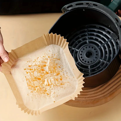 50 Pcs Non-Stick Air Fryer Baking Paper Liners