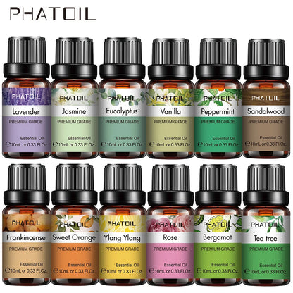 10ml Lavender Essential Oils Pure Natural for Diffuser humidifier Aromatherapy Jasmine Vanilla Aroma Oil DIY Candle Soap