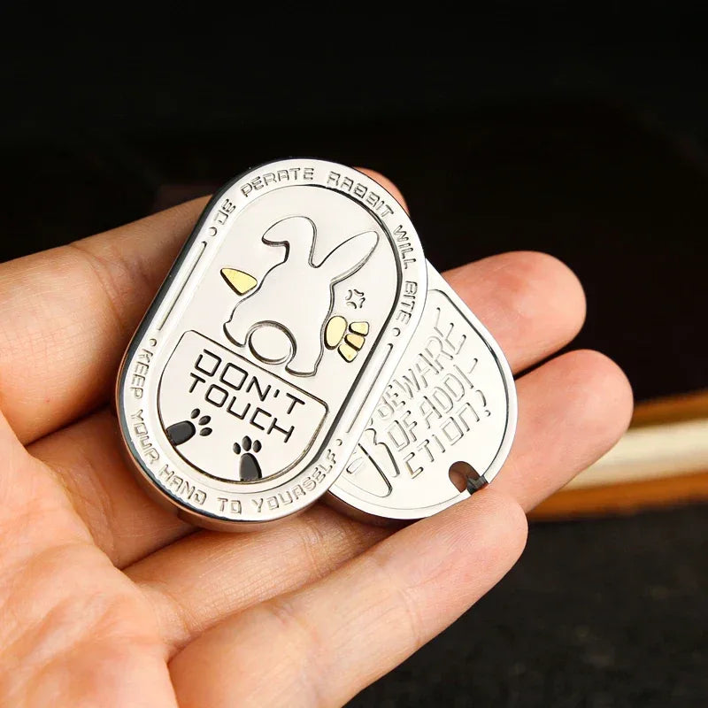 Metal Rabbit Fidget Slider for Stress Relief & Focus