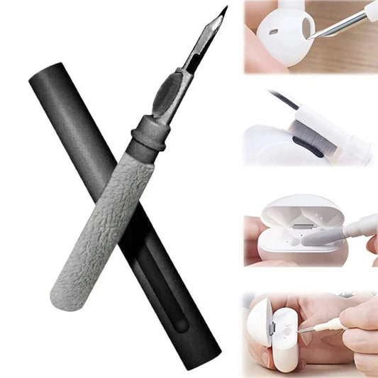 3-in-1 Earbuds Cleaning Pen – Bluetooth & Charging Case Cleaning Tool