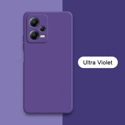 Luxury Double Liner Phone Case for Xiaomi POCO X5 Pro 5G Square Liquid Silicone Back Cover POCOX5 X5Pro 360 Soft Shockproof Bags