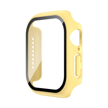Tempered Glass+Case For Apple Watch 38mm 40mm 41mm 42mm 44mm 45mm 46mm Screen Protector Protective Cover iWatch 10 8 7 9 6 SE 5