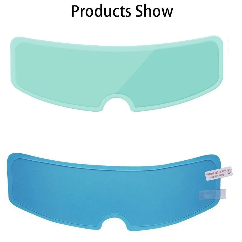 Universal Motorcycle Helmet Clear Rainproof and Anti-fog Film Safety Driving Durable Nano Coating Sticker Film Helmet Accessorie