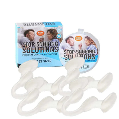 Silicone Nose Clip Anti-Snoring Nasal Dilator for Sleeping Breath Easier Snore Right Nasal Clip Improve Respiratory Comfort