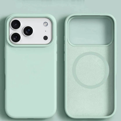 For iPhone 18 17 Pro Max 16 Plus Luxury Magsafe Magnetic Liquid Silicone Frame Phone Case For iPhone 15 14 13 Protective Cover