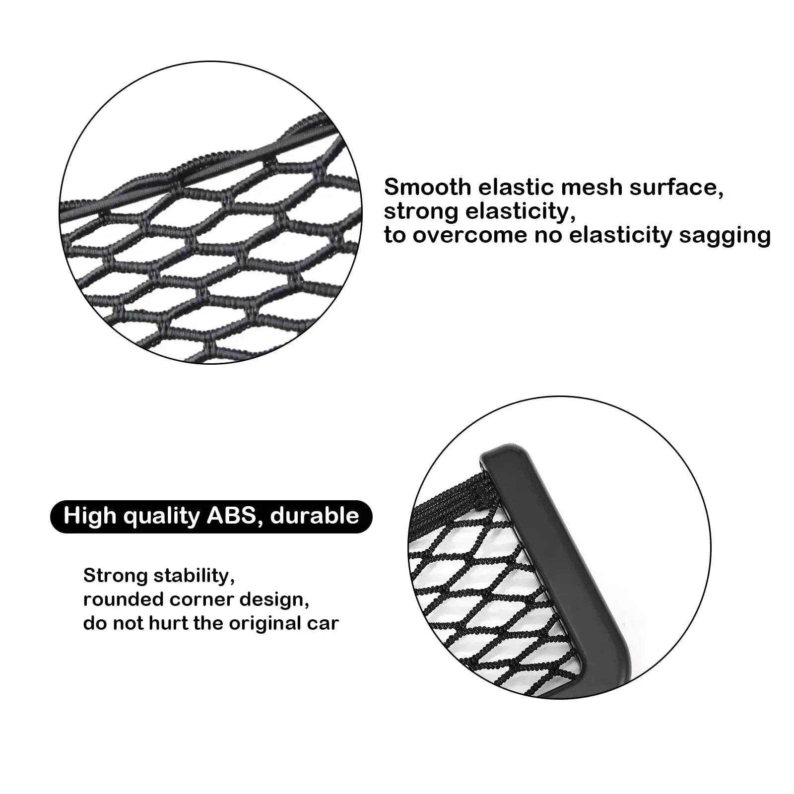 Cargo Mesh Nets Elastic Cargo Storage Shelf Car Mesh Pocket Cargo Tissue Purse Holder for Caravan Motorhome Boat Camping Vehicle - Urbizia