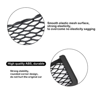 Cargo Mesh Nets Elastic Cargo Storage Shelf Car Mesh Pocket Cargo Tissue Purse Holder for Caravan Motorhome Boat Camping Vehicle - Urbizia
