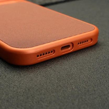 Vintage Woven Leather Textured Case for iPhone