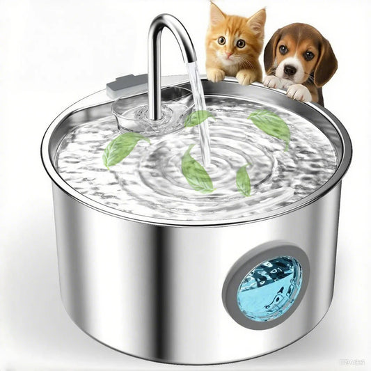 108oz Stainless Steel Cat Water Fountain