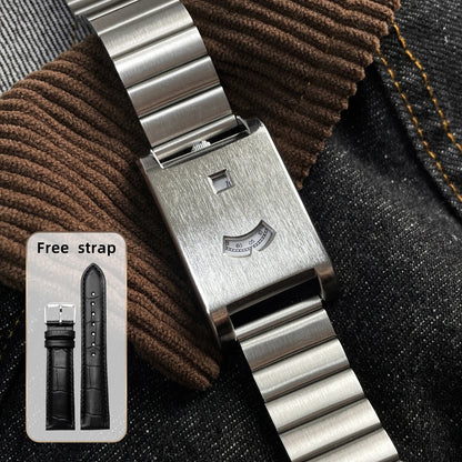 CILOA Men Square High Quality Men's Tank Watch Luxury Men's Watches Man Automatic Mechanical Men Steeldive Man Elegant Gift