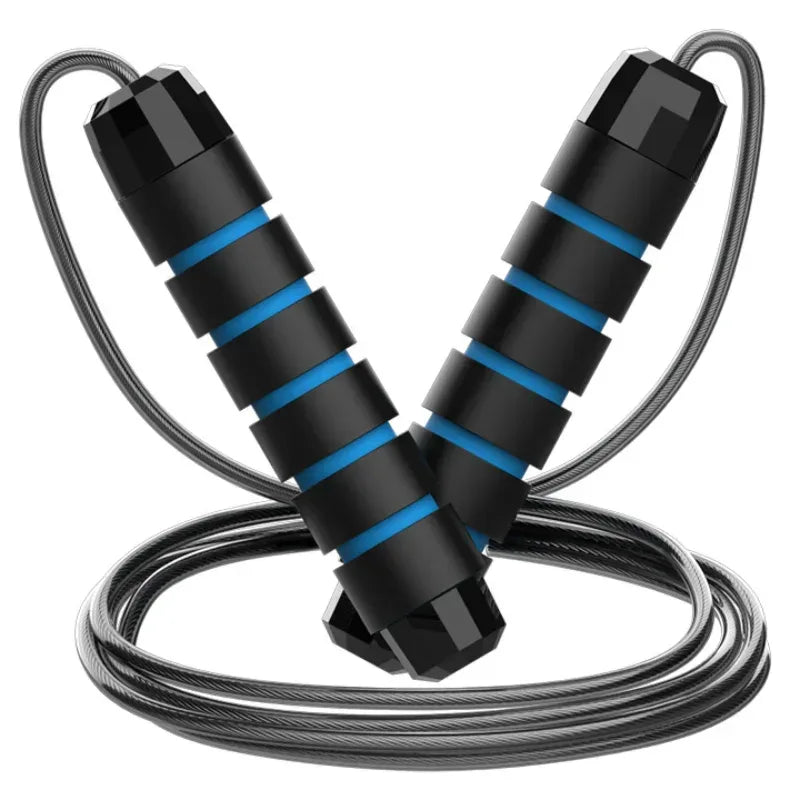 1PCS The New Jump Rope Steel Wire Skipping Exercise Adjustable Jumping Fitness Workout Training Home Sport Equipment Tangle-Free - Urbizia