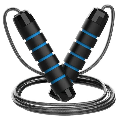 1PCS The New Jump Rope Steel Wire Skipping Exercise Adjustable Jumping Fitness Workout Training Home Sport Equipment Tangle-Free - Urbizia