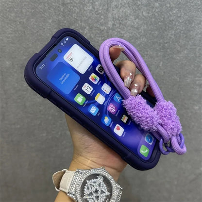 Luxury 3-in-1 Ring Stand Heavy Duty Protective Case For iPhone 17 16 15 14 13 Pro Max Shockproof and Drop-Resistant with Lanyard
