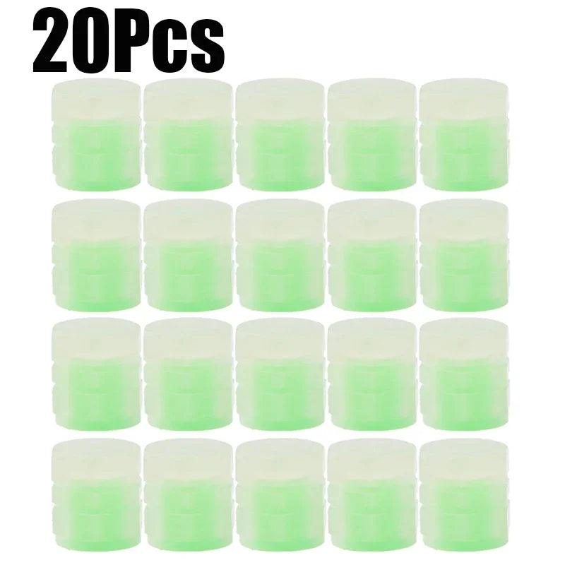 Luminous Fluorescent Car Tire Valve Stem Caps