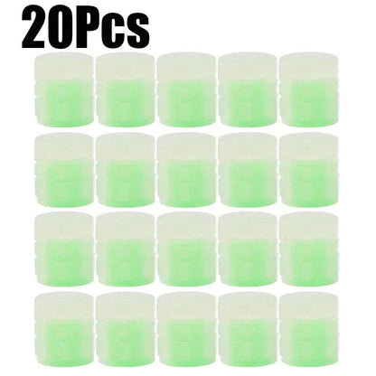 Luminous Fluorescent Car Tire Valve Stem Caps