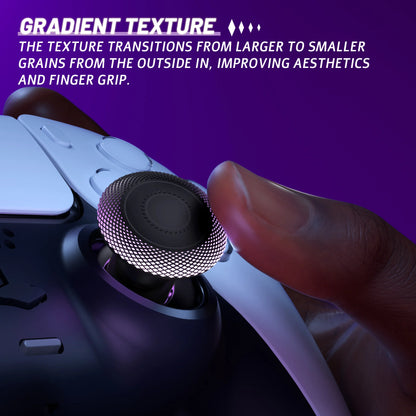 eXtremeRate ThumbsGear V3 Interchangeable Ergonomic Thumbsticks for ps5/EDGE Controller, Replacement Analog Thumb Sticks for ps4