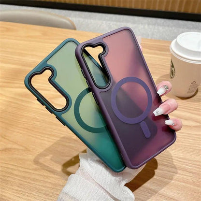 Matte Translucent MagSafe Case for Samsung Galaxy