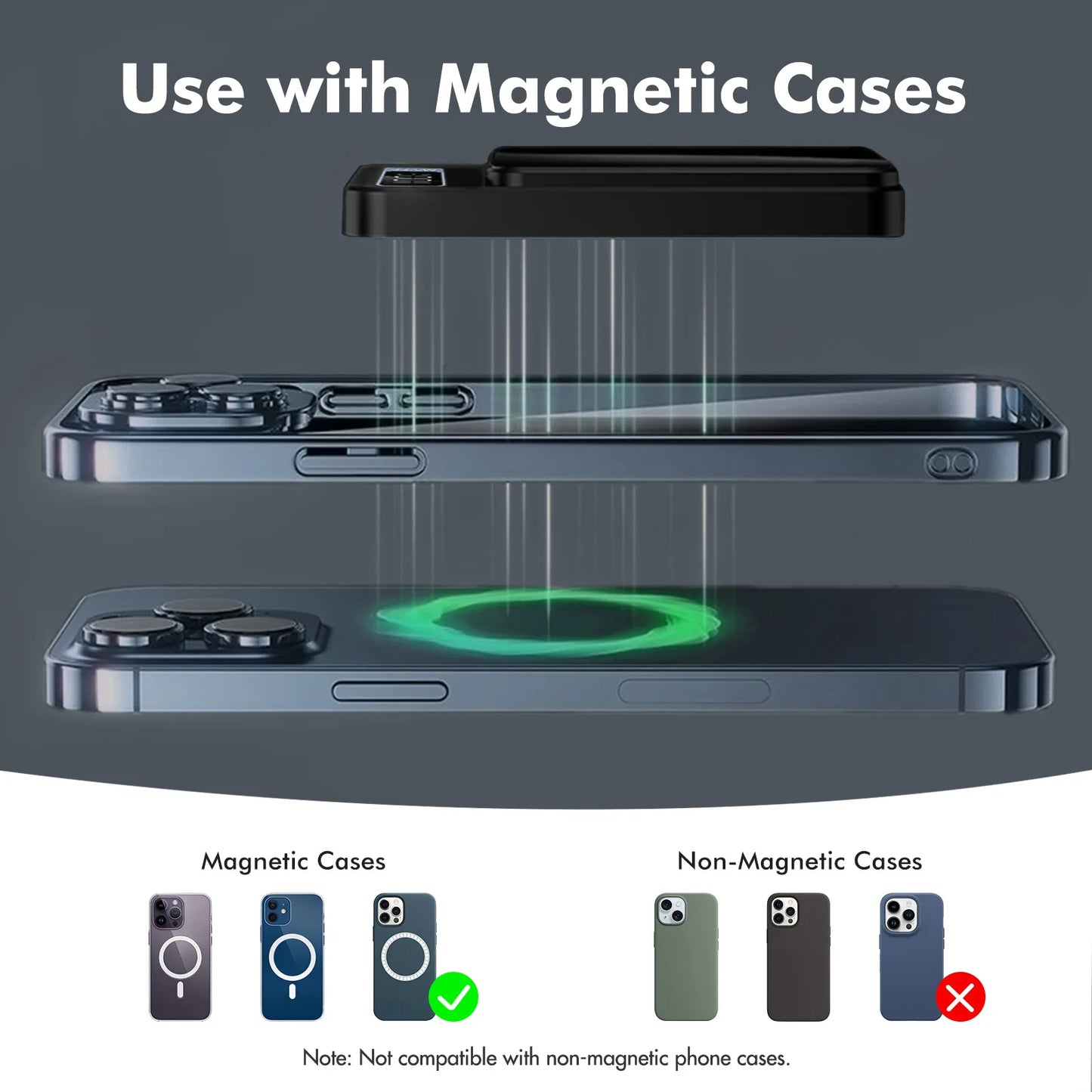 Magnetic Power Bank Wireless 10000Ah Portable 22.5W Fast Charging LED Digital For magsafe For iPhone 17 16 15 Por Max PowerBank