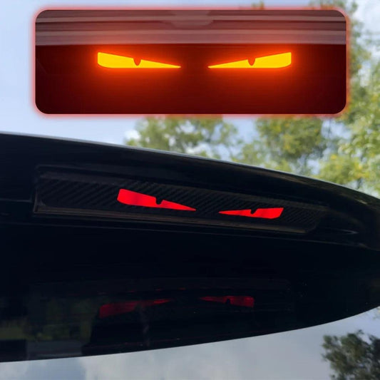 Monster Eyes Car Brake Light Sticker – PVC Decal