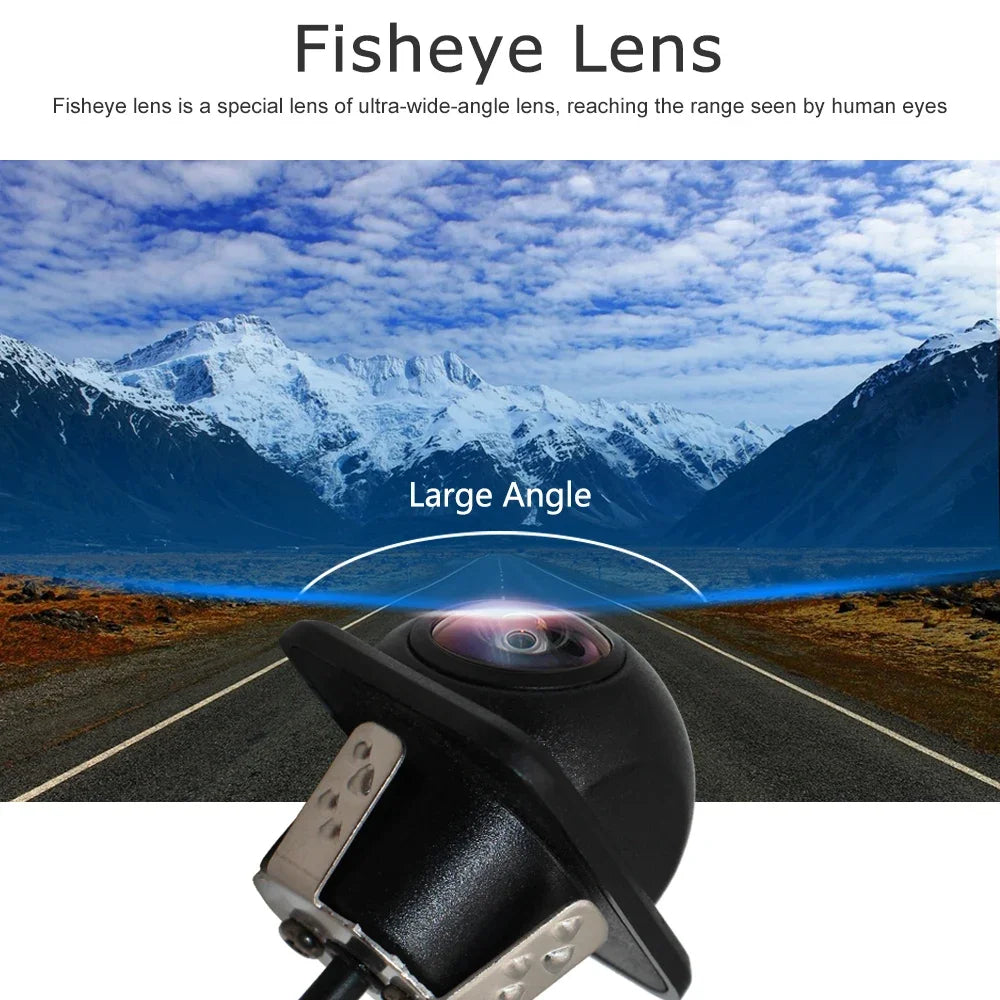 Smartour CCD Fisheye Lens Car Camera  AHD 1080P Rear View Wide Angle Reversing Backup Camera HD Night Vision Auto Parking Assist