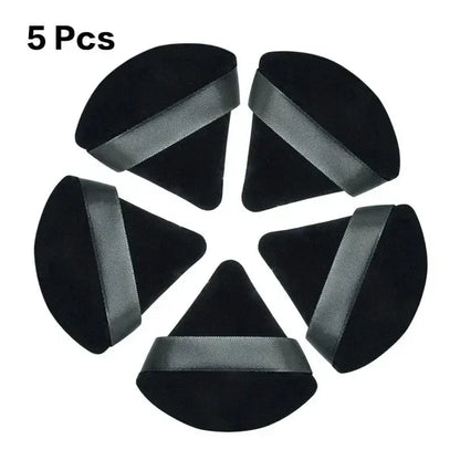 Triangle Velvet Powder Puff – Soft Makeup Sponge