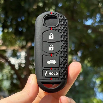 For Mazda 2 3 6 CX-5 CX-3 CX-9 CX-7 MX-5 Silicone Key Case With Keychain Protection Cover Car Key