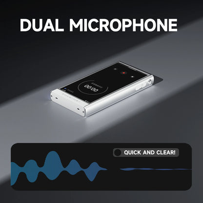 HiBy Digital M300 Android13 Music Player HiFi Bluetooth WiFi 32GB DSD256 PCM768 Web Radio Dual Mic Loudspeaker 29hr 3.5mm Output