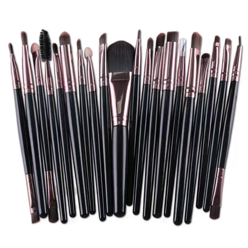 20-Piece Eye Makeup Brush Set – Complete Eyeshadow