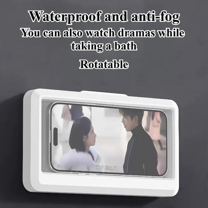 Fixed Universal Waterproof and Anti-fog Mobile Phone Case for Bathroom Shower Phone Holder Waterproof Can Touched Shower Phone