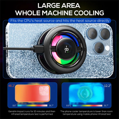 MEMO CX19 Magnetic Wireless Charger with Phone Cooling Fan 15W