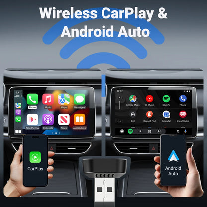 XUDA Carplay Android Auto Wireless Adapter Smart AI Box Car OEM Wired Android Auto To Wireless USB Dongle for Toyota Volvo