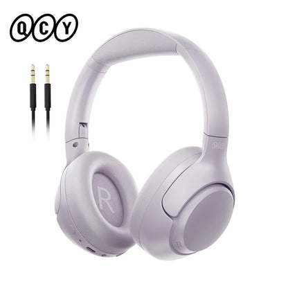 QCY H3 ANC Wireless Headphones BH23H3A 43dB Hybrid Active Noise Cancellation Headset Bluetooth 5.4 Hi-Res Audio Earphones 60H
