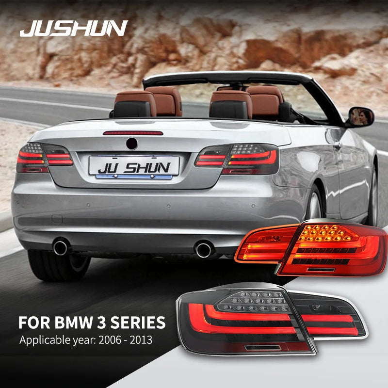 Car Tail Light For BMW 3 Series E93 2006-2013 Taillight Assembly Upgraded Tail Lights Plug Play Turning Signal Brake Fog Tail Lamp Led Rear Light Assembly