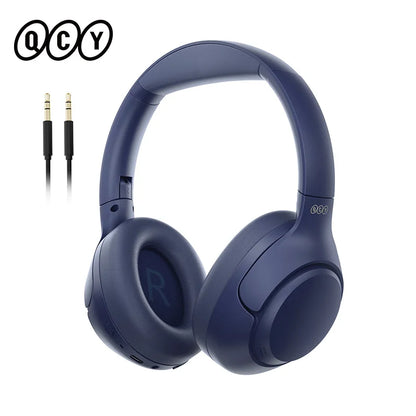QCY H3 ANC Wireless Headphones BH23H3A 43dB Hybrid Active Noise Cancellation Headset Bluetooth 5.4 Hi-Res Audio Earphones 60H